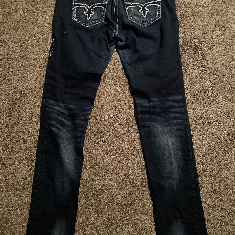 Rock Revival Erin easy skinny jeans sz 26 - Picture 9 of 13
